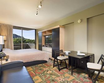 Waikiki Studio with Kitchenette Diamond Head View - 檀香山 - 睡房