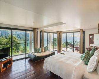 Hilltop Pool Villa -2 bedrooms with infinity pool - Adults Only - 瑶诺岛 - 睡房