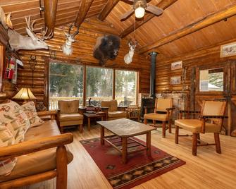 Beautiful River Side Ranch Cabin. Sauna, Bar, Lodge, And Game Room. Cabin 2 - 霍巴克 - 休息厅