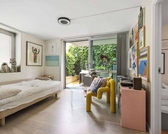 Dinbnb Apartments I 10 min from Downtown I Priv Patio I Self Checkin - 奥斯陆 - 睡房