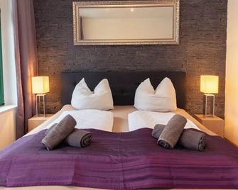 feelgoodflats DESIGN Apartment in city center, central station close with Netflix und workplace - 莱比锡 - 睡房