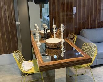 Studio Luxo Shopping Interlagos - Pool, Parking, Gym - 圣保罗 - 餐厅