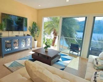 Sailfish Villa Luxury Beachfront Estate Magens Bay - 圣托马斯岛 - 客厅