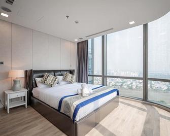 地标81豪华河边度假屋 - 胡志明市 - 睡房