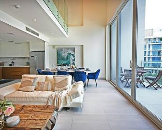 1br Loft Soul Beach Escape - Mamsha Al Saadiyat - 阿布扎比 - 客厅