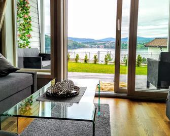 Bjørnestrand Fjordside View - 卑尔根 - 客厅