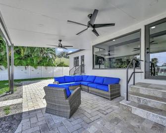 Big Fun! 3 Bd Pool House on the Water - 劳德代尔堡 - 露台
