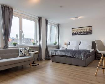 Stylish Business Apartment At The University Near Hbf - 埃森 - 睡房