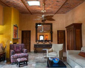 Casita on 1/2 acre of flora beauty. Two arms, , wifi, access to kitchen and TV - 圣胡安科萨拉 - 客厅