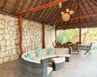 Beachfront Casa Paamul Riviera Maya-Tulum - Paamul - 露台
