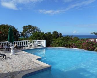 Royal Vista is new luxury villa at Silver Sands Jamaica, overlooking the ocean - 邓肯斯 - 游泳池