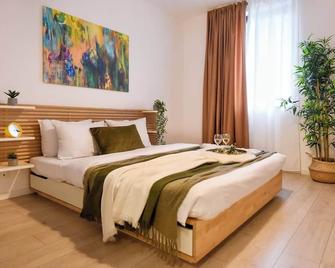 The Comfy Spot - 1 BR-Apartment & Parking Included in North Business Area - 布加勒斯特 - 睡房