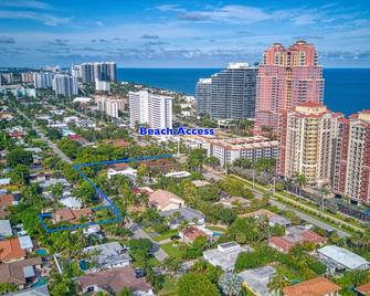 Breathtaking Oasis, Steps To Beach, Heated Pool, In-Ground Spa Virtual Tour - 劳德代尔堡 - 户外景观