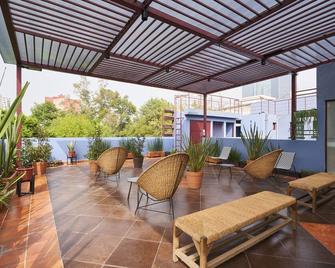 Newly refurbished two-bedroom apartment C12 - 墨西哥城 - 露台