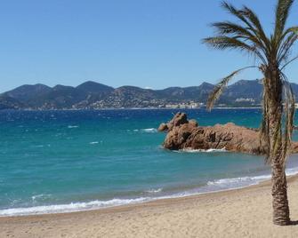Studio, walking distance to beach and shops, quiet location, with parking and pool-spa - 戛纳 - 海滩