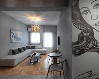 Unique Luxury Apt At The Heart Of Athens - 雅典 - 客厅