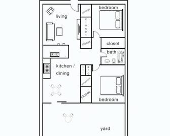 5 Min to SoCo | Comfortable & Convenient Retreat - 奥斯汀 - Floorplan