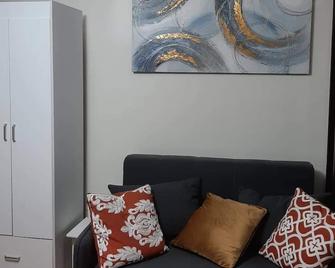 Lovely Brand New 2 Bedroom Condo - Free 1 Parking - 马尼拉 - 客厅