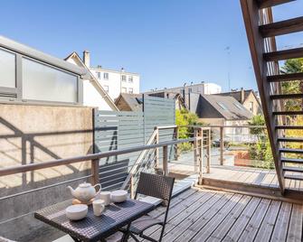 Yokoso - Studio Proche Chu Avec Terrasse - 雷恩 - 阳台